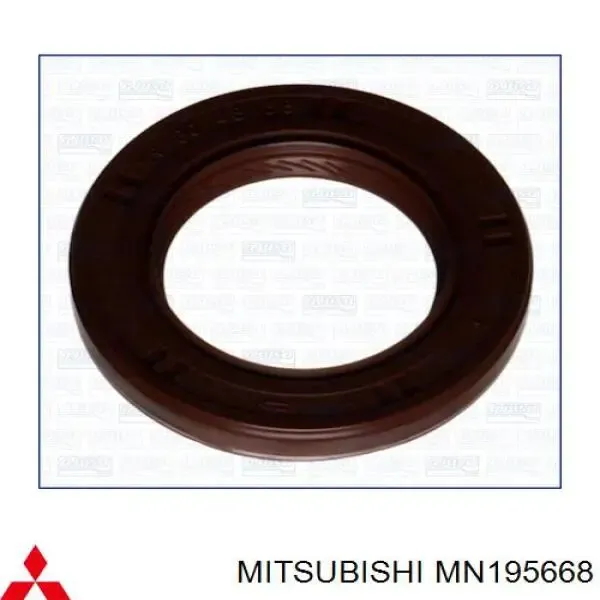 Uszczelniacz wału korbowego przedni MN195668 Mitsubishi
