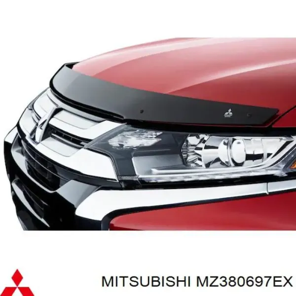 Chlapacze tylne, komplet Mitsubishi Outlander III
