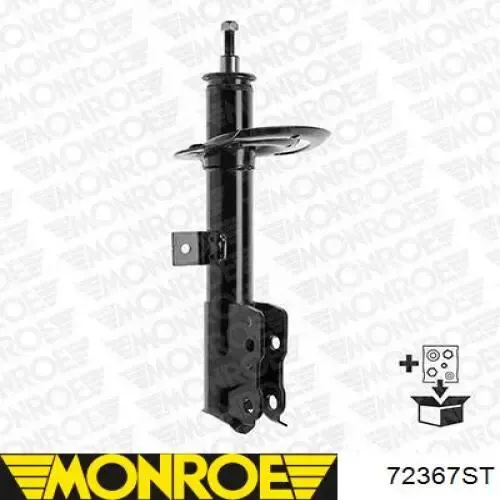 Amortyzator przedni prawy RS284020 Raiso
