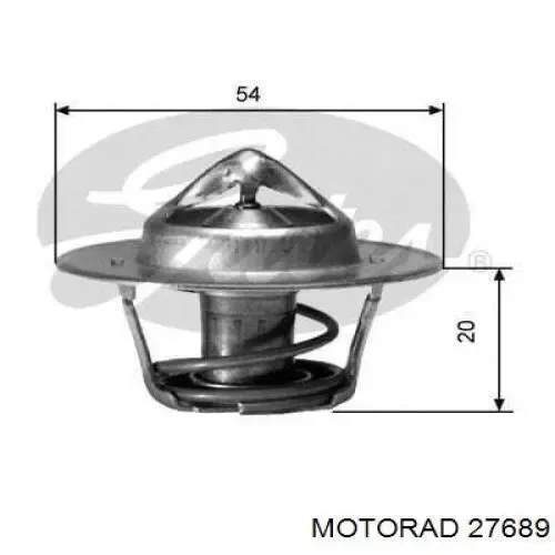 Obudowa termostatu 27689 Motorad