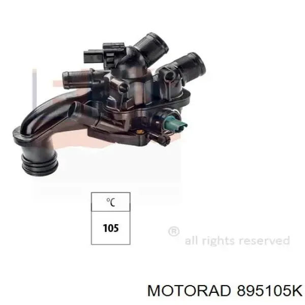 Obudowa termostatu 895105K Motorad