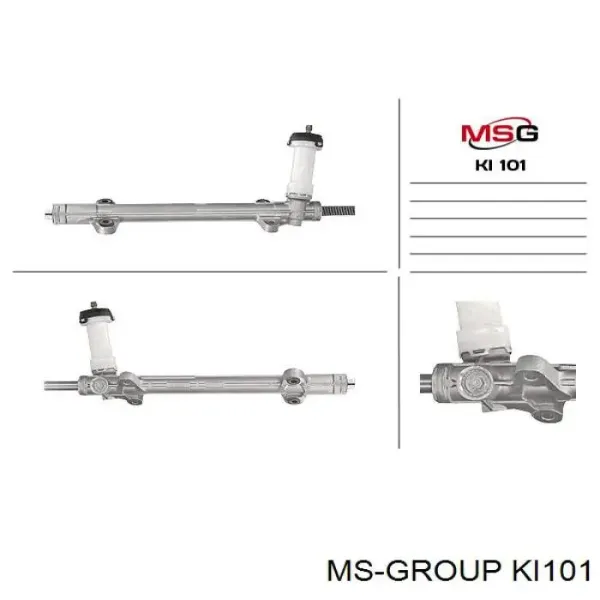 Listwa kierownicza (maglownica) KI101 MSG