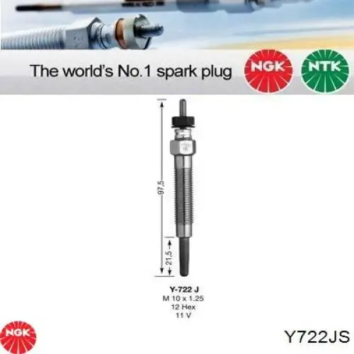 Świeca żarowa Y722JS NGK