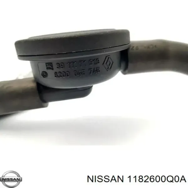 Zawór PCV odpowietrzający silnik 1182600Q0A Nissan/Infiniti