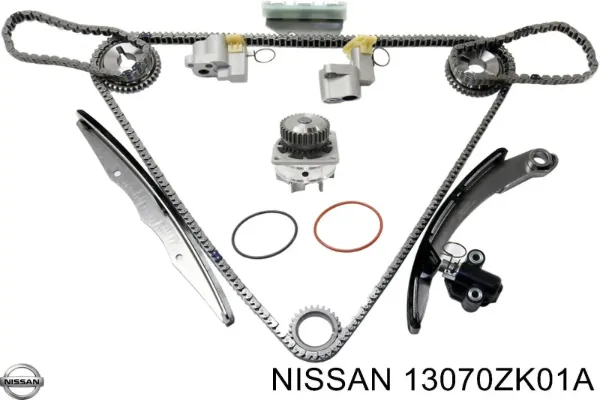 Napinacz łańcucha wałków rozrządu prawy 13070ZK01A Nissan/Infiniti