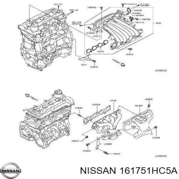 Uszczelka przepustnicy Nissan Qashqai I J10