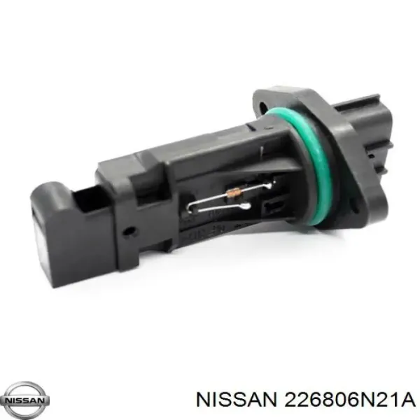 Czujnik przepływu powietrza, przepływomierz powietrza M.A.F. 226806N21A Nissan/Infiniti