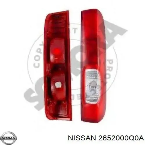 Lampa zespolona tylna prawa Opel Vivaro A F7