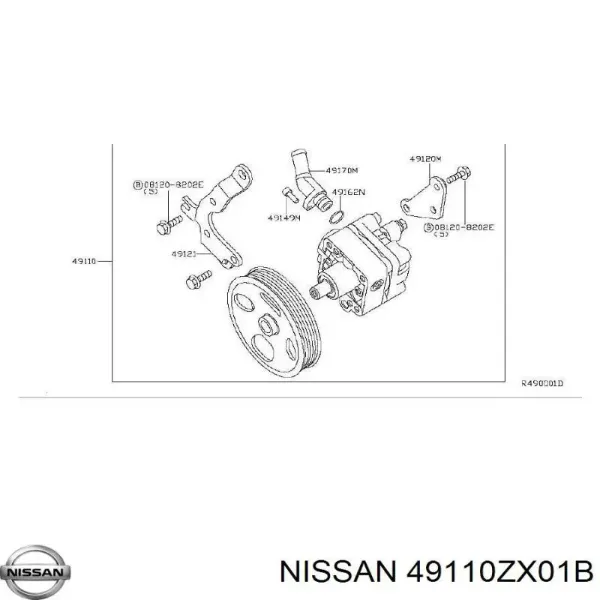 Pompa wspomagania hydraulicznego kierownicy Nissan Altima L32