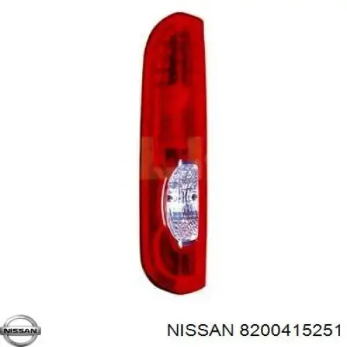  Lampa zespolona tylna prawa Opel Vivaro A awangarda (F7) (2001 - 2014) A