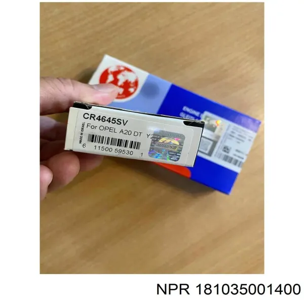 Panewki korbowodowe wału korbowego, zestaw, standardowe (STD) 181035001400 NE/NPR