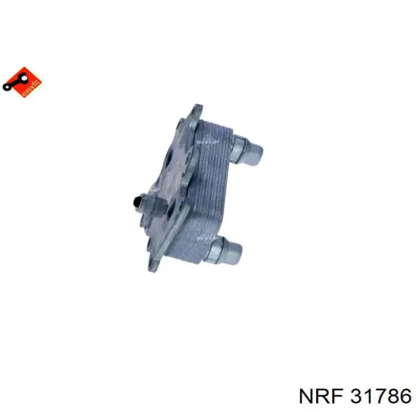 Chłodnica oleju, pod filtrem 55230792 Chrysler