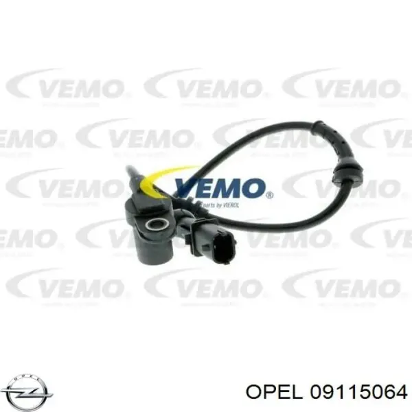 Czujnik ABS przedni 09115064 Opel