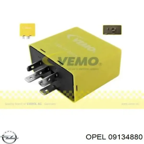 Przekaźnik kierunkowskazów 09134880 Opel