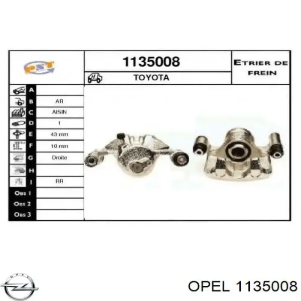 Sprężarka klimatyzacji 1135008 Opel