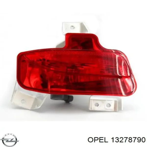 Lampa przeciwmgielna tylna 13278790 Opel
