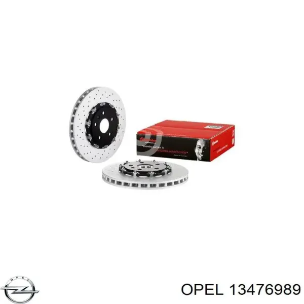 Tarcza hamulcowa przednia 13476989 Opel