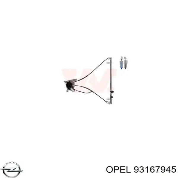 Mechanizm podnoszenia szyby drzwi przednich lewych 60N1PSE1 Polcar