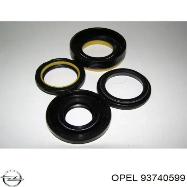 Zestaw naprawczy maglownicy (mechanizmu) (zestaw uszczelniaczy) 93740599 Opel