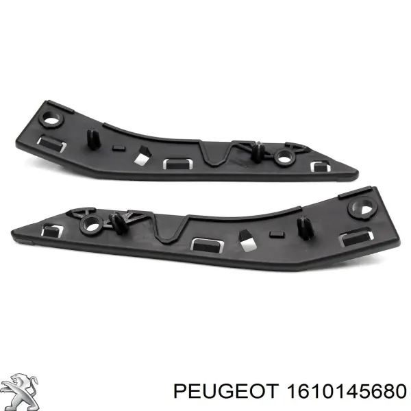 Zestaw mocowań/ wsporników zderzaka przedniego 1610145680 Peugeot/Citroen