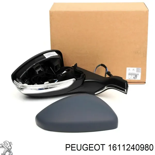 Lusterko wsteczne prawe 1611240980 Peugeot/Citroen