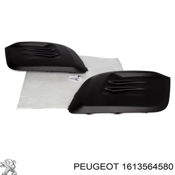 Zaślepka (kratka) lamp przeciwmgielnych zderzaka przedniego 1613564580 Peugeot/Citroen