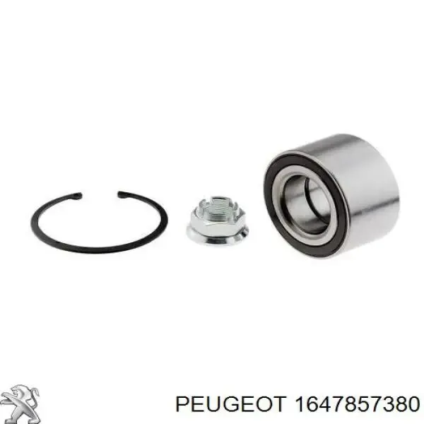 Łożysko piasty przedniej 1647857380 Peugeot/Citroen
