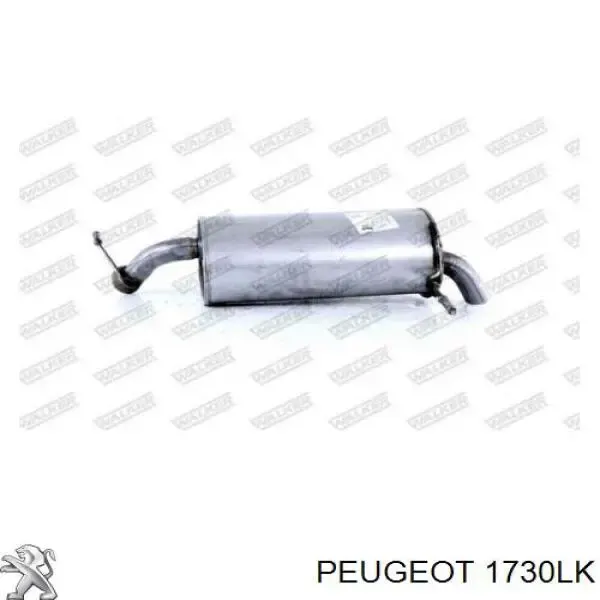Tłumik, tylna część Peugeot 407 cena, od