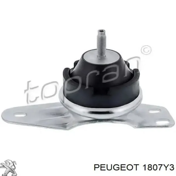 Poduszka (podpora) silnika prawa 1807Y3 Peugeot/Citroen