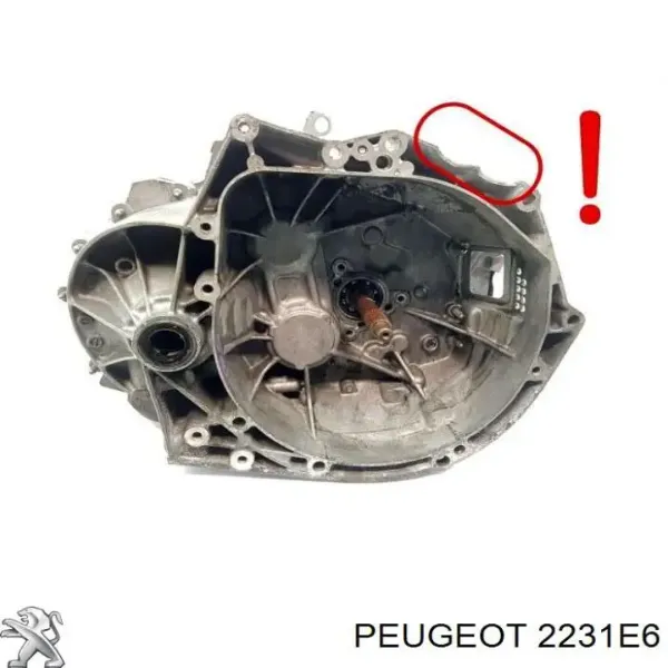 Mechaniczna skrzynia biegów w komplecie Peugeot 5008 I