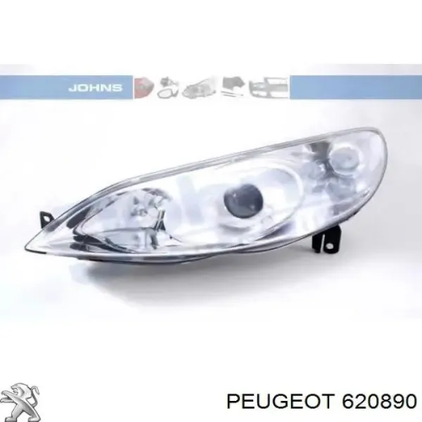  Reflektor lewy Peugeot 407 SW kombi (6E) (2004 - 2011) SW