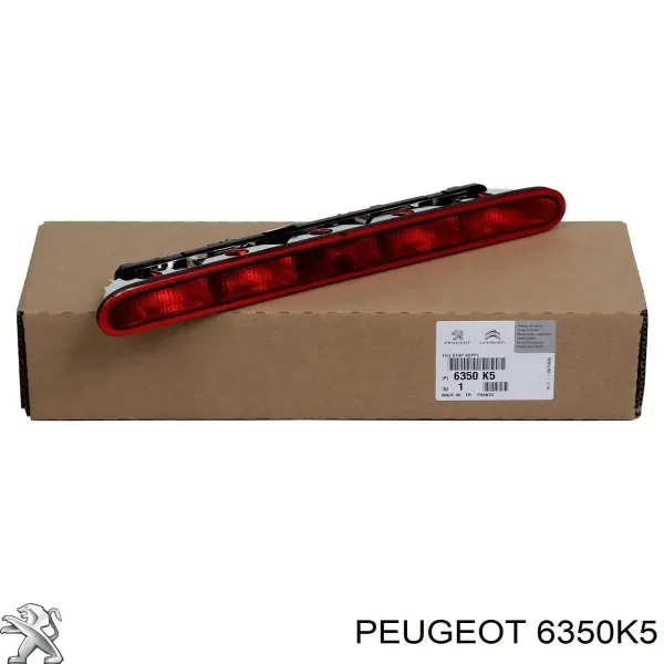 Lampa stop tylna dodatkowa Peugeot 206 2A/C