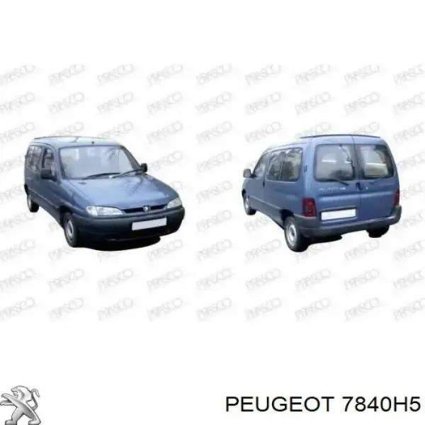 Błotnik przedni lewy Citroen Berlingo  MF
