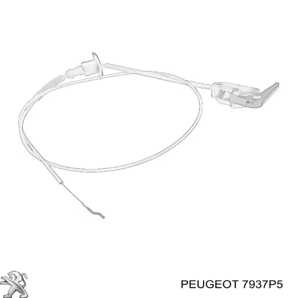 Linka otwierania maski Citroen C3 I