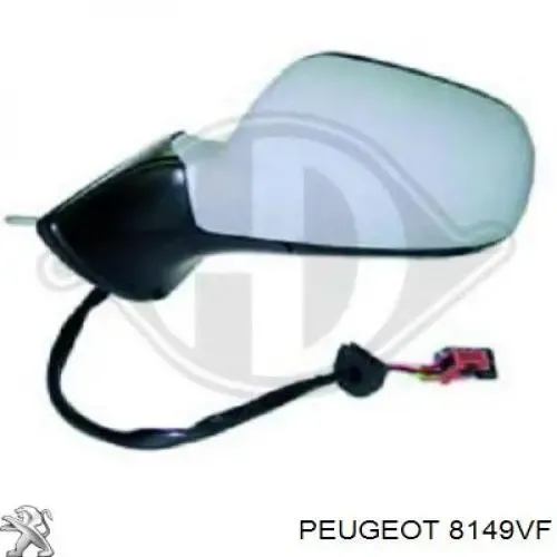 Lusterko wsteczne lewe Peugeot 407 cena, od