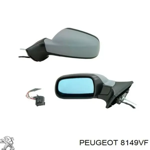 Lusterko wsteczne lewe Peugeot 407 SW 6E