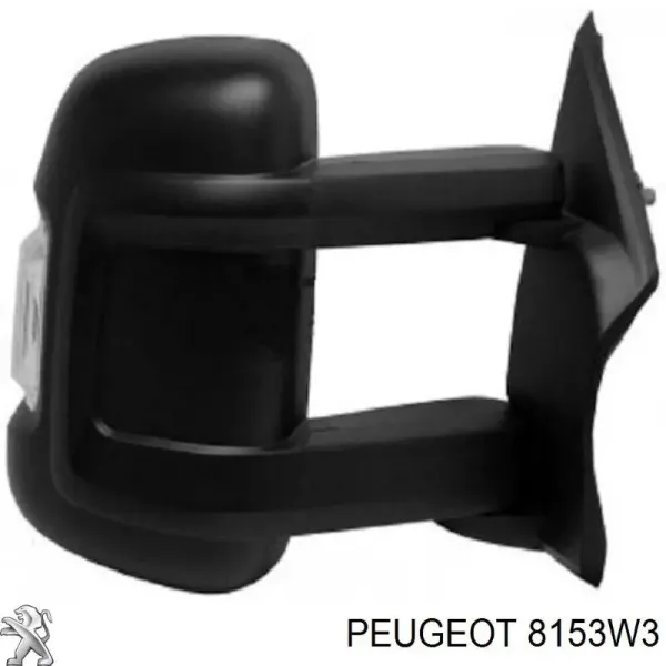 Lusterko wsteczne prawe 8153W3 Peugeot/Citroen
