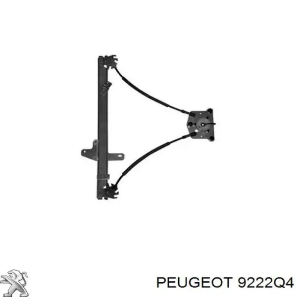 Mechanizm podnoszenia szyby drzwi przednich prawych Peugeot 407 SW 6E