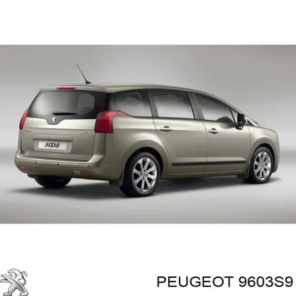 Chlapacze przednie+tylne, zestaw Peugeot 5008 I