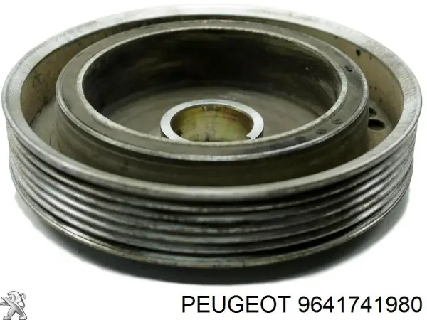 Koło pasowe wału korbowego 9641741980 Peugeot/Citroen
