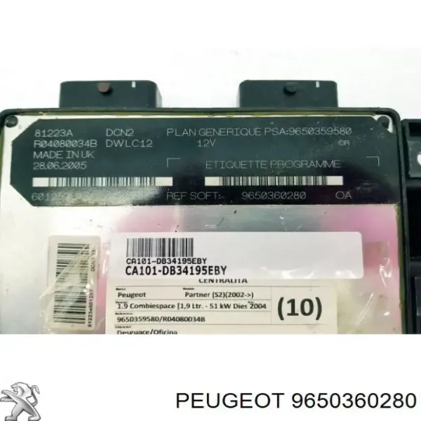 Sterownik silnika Peugeot 306 7A