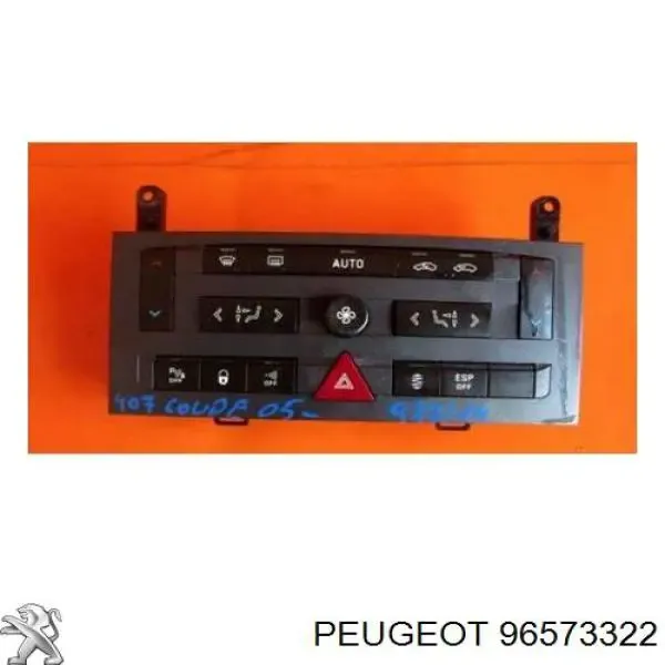 Sterownik trybów ogrzewania/klimatyzacji do Peugeot 407 SW 6E