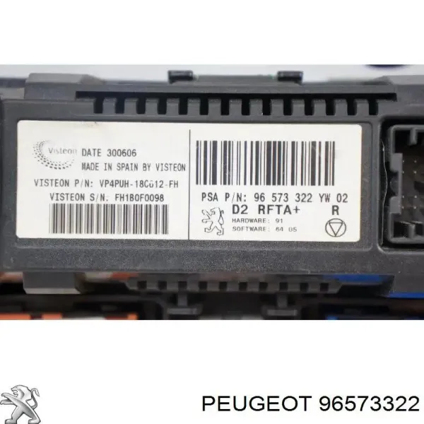  Sterownik trybów ogrzewania/klimatyzacji Peugeot 407 SW kombi (6E) (2004 - 2011) SW