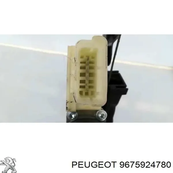 Mechanizm podnoszenia szyby drzwi przednich lewych 9675924780 Peugeot/Citroen