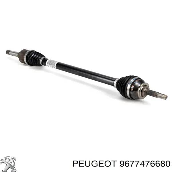 Półoś napędowa przednia prawa 9677476680 Peugeot/Citroen