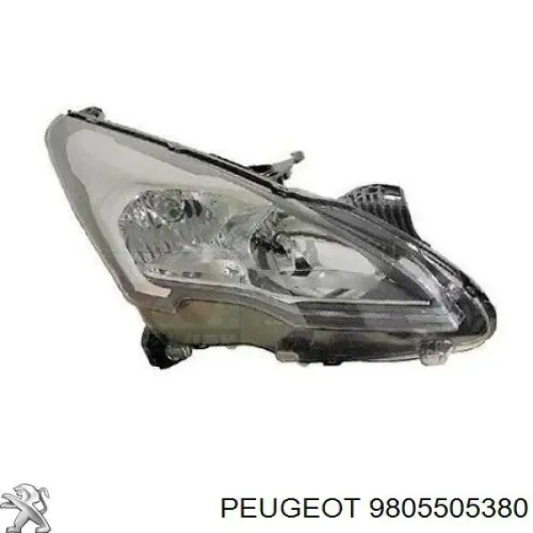Reflektor prawy 9805505380 Peugeot/Citroen
