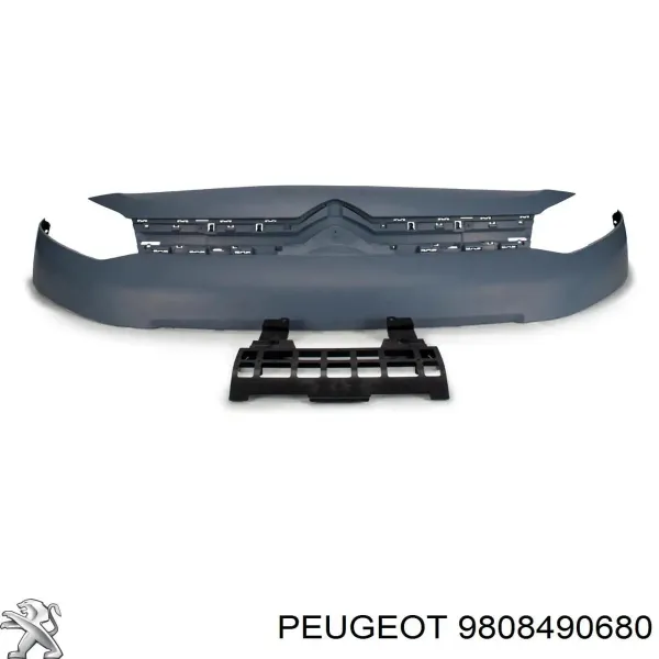 Wspornik zderzaka przedniego środkowy 9808490680 Peugeot/Citroen