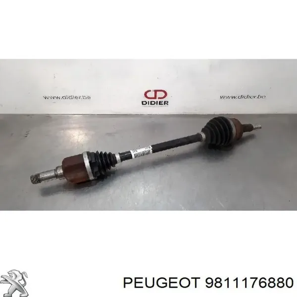 Półoś napędowa przednia lewa 9811176880 Peugeot/Citroen