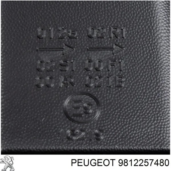 Lampa zespolona tylna prawa 9812257480 Peugeot/Citroen