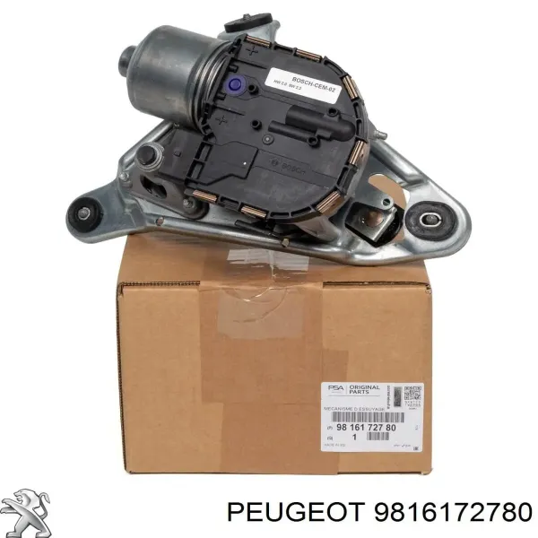 Silniczek wycieraczki szyby przedniej lewy 9816172780 Peugeot/Citroen